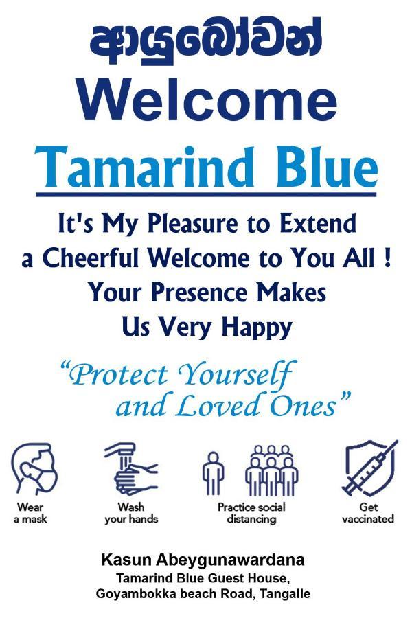 Tamarind Blue Hotel Tangalle Eksteriør billede